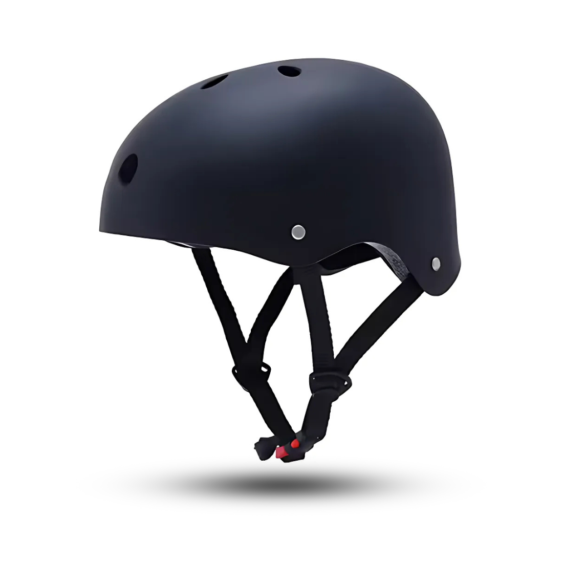 Black hard shell skate helmet for kids and adults - AHA Superstore Austraia